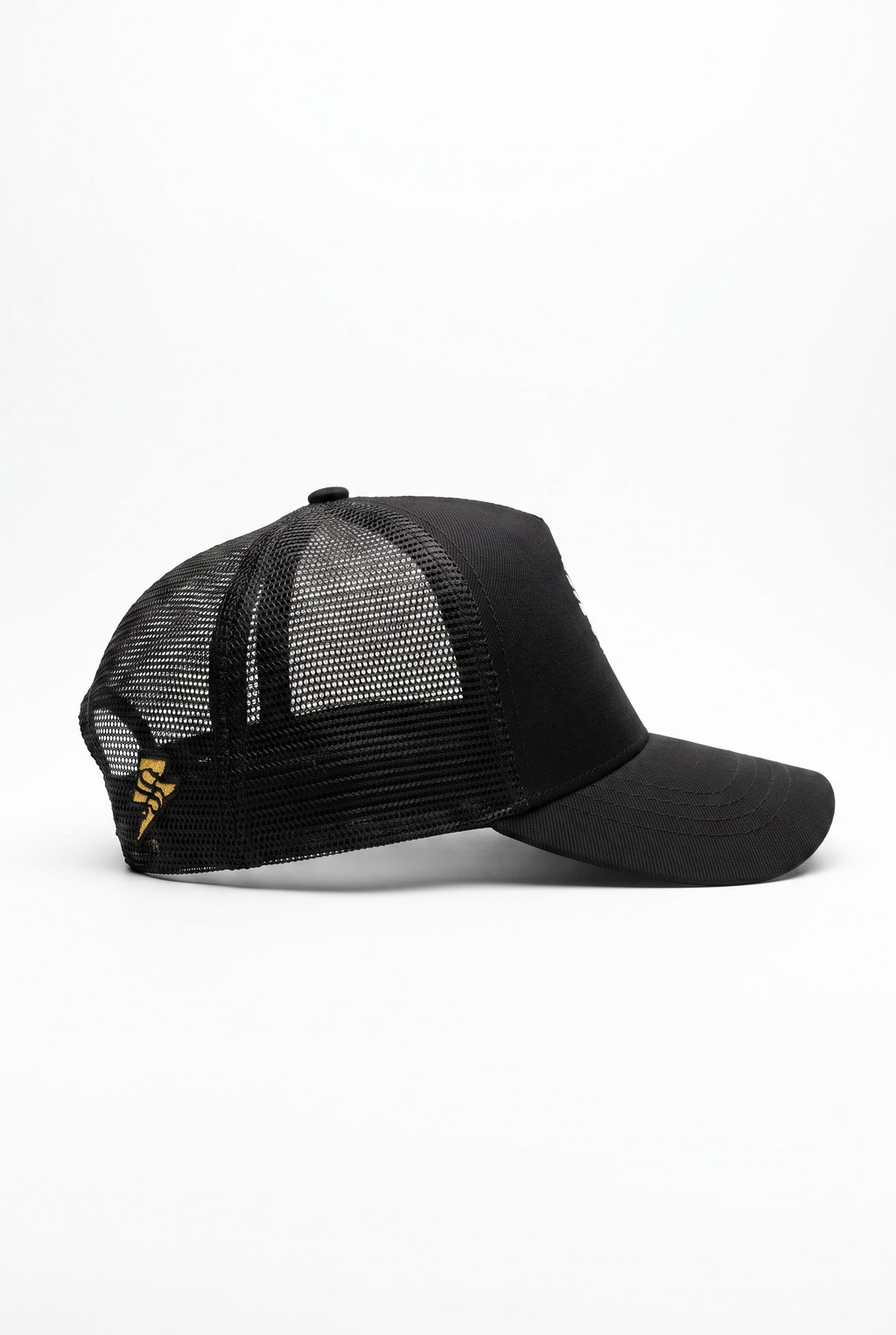Boné Trucker Logo Preto