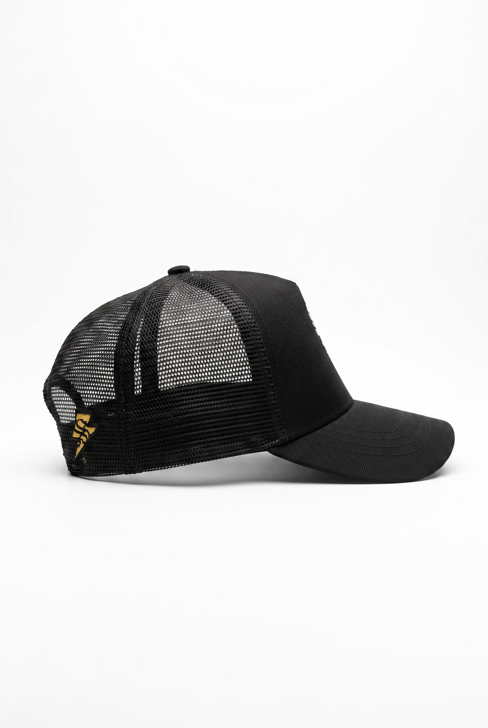 Boné Trucker Logo Preto