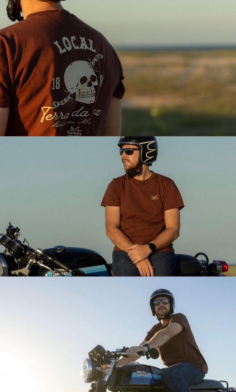 Camiseta Local Marrom